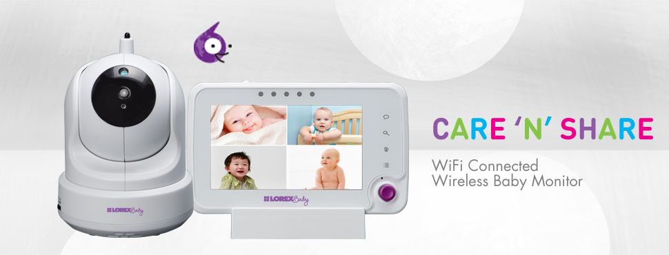 Care N Share WiFi Connected 4.3 Video Baby Monitor