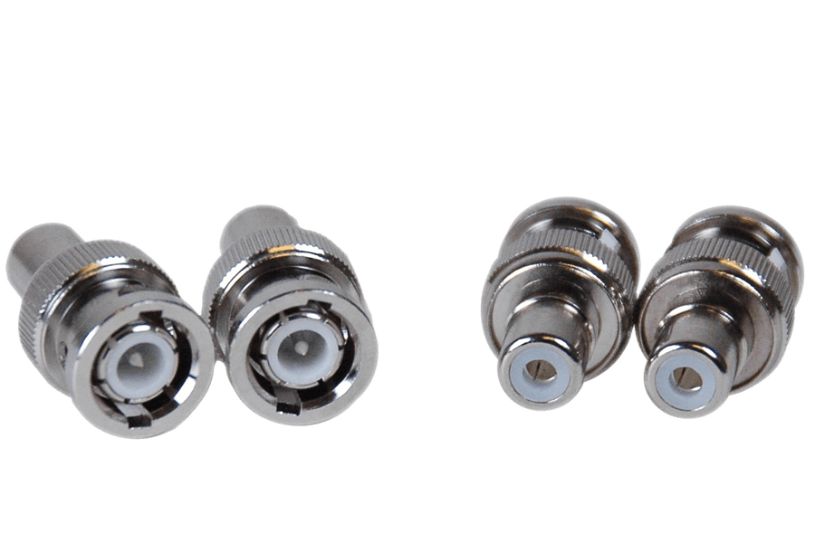 4 pack of BNC RCA male female security connectors