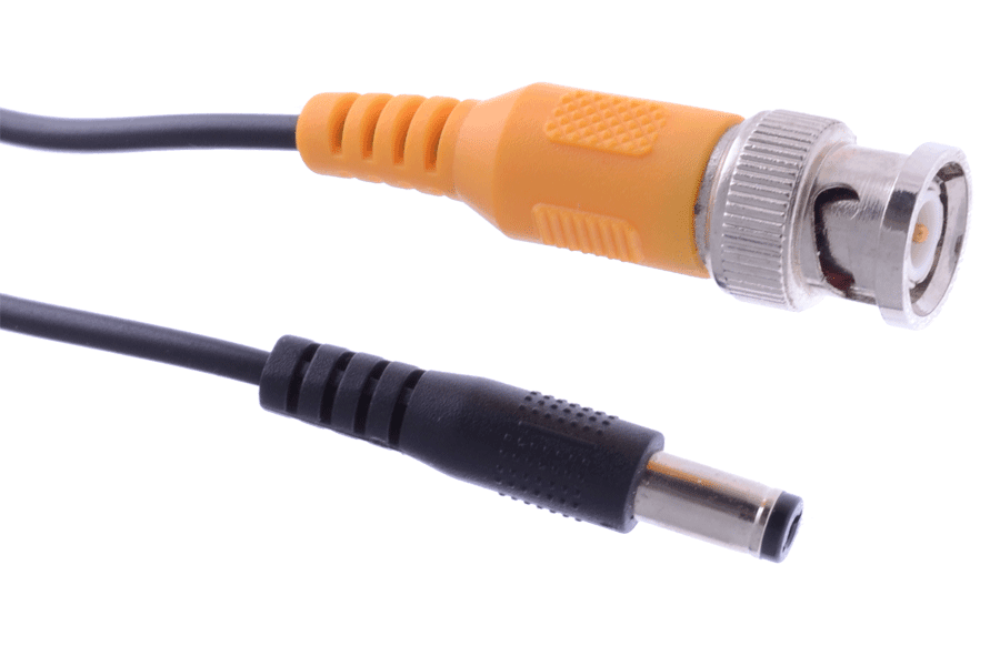 In wall rated security camera cables 60FT video BNC and power
