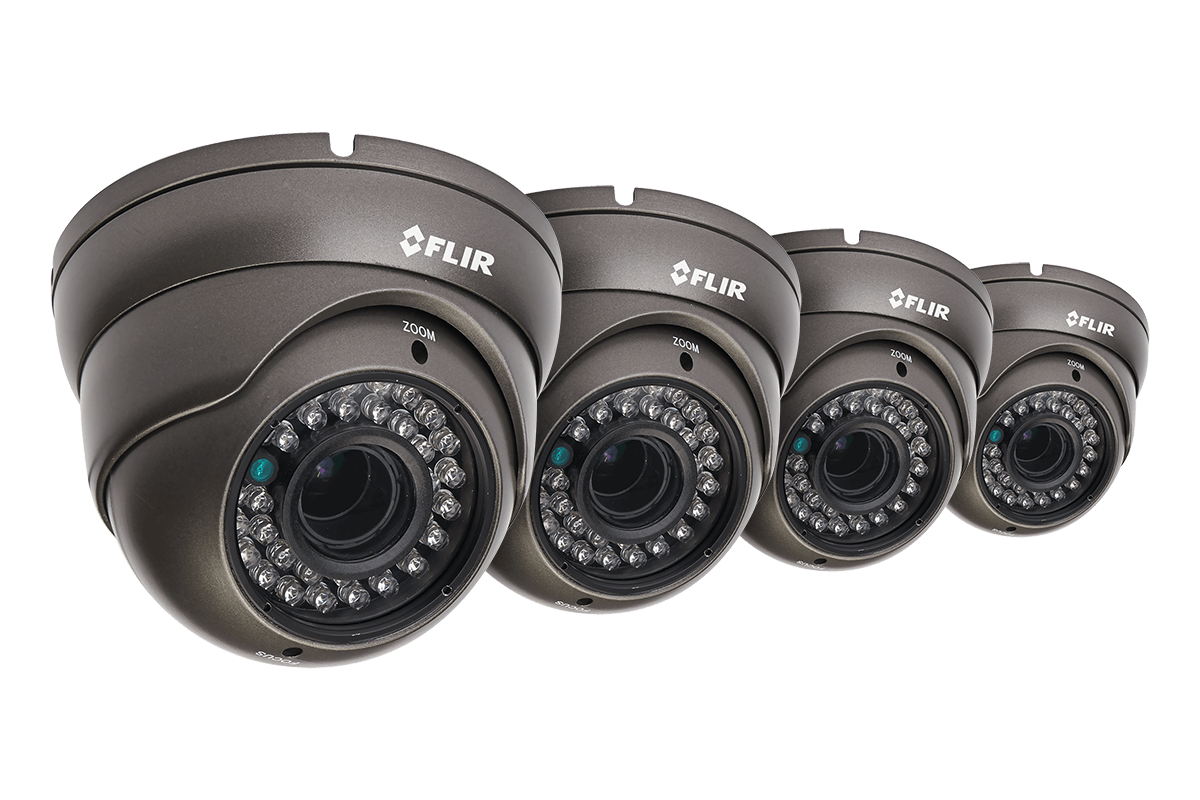 700TVL Security Camera 4 Pack with Night Vision