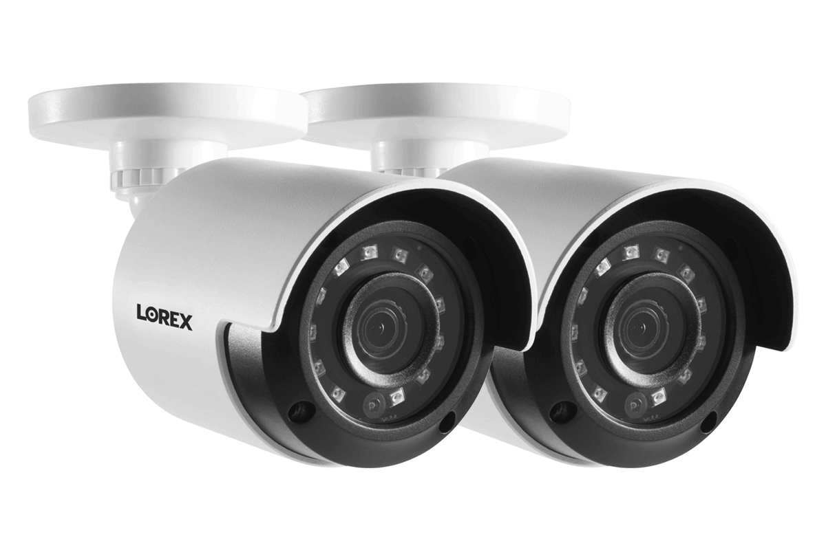 HD 1080p Home Security Cameras with 130 Night Vision 2 pack
