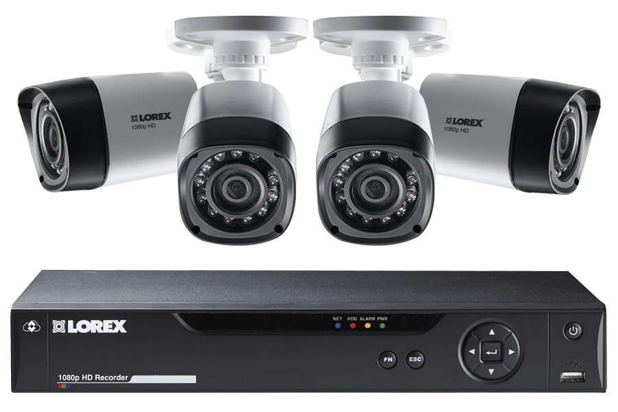 8 Channel HD MPX DVR with 1TB HDD 4 1080p Cameras with 130FT Night Vision