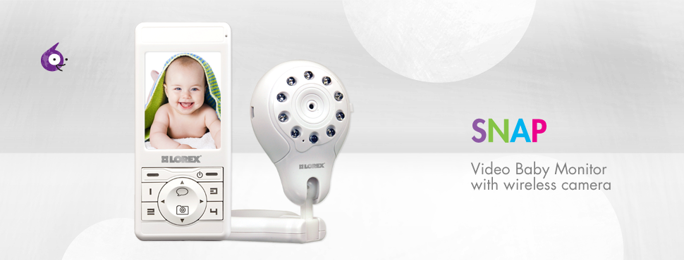 Digital video baby monitor with camera