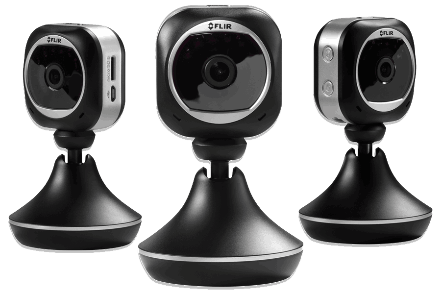 1080p WiFi security cameras with cloud recording night vision and audio 3 Pack