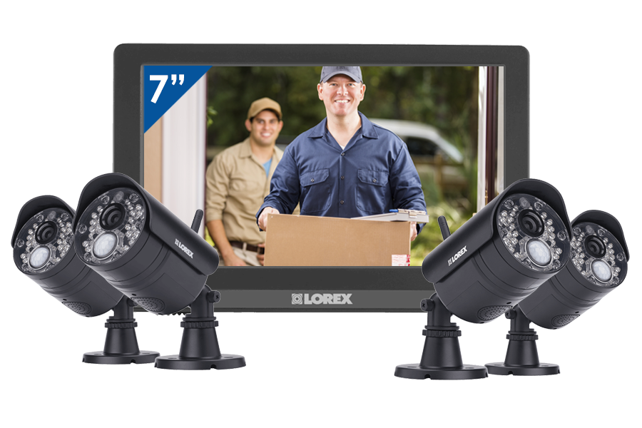Wireless home monitoring system with 720p cameras