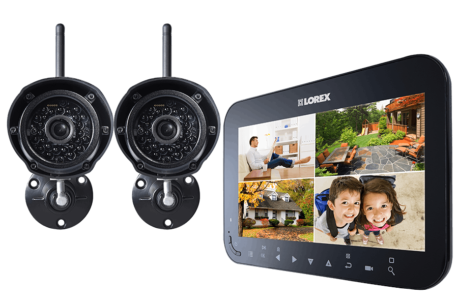 Home Monitoring System with 7 inch Monitor and 2 Wireless Cameras