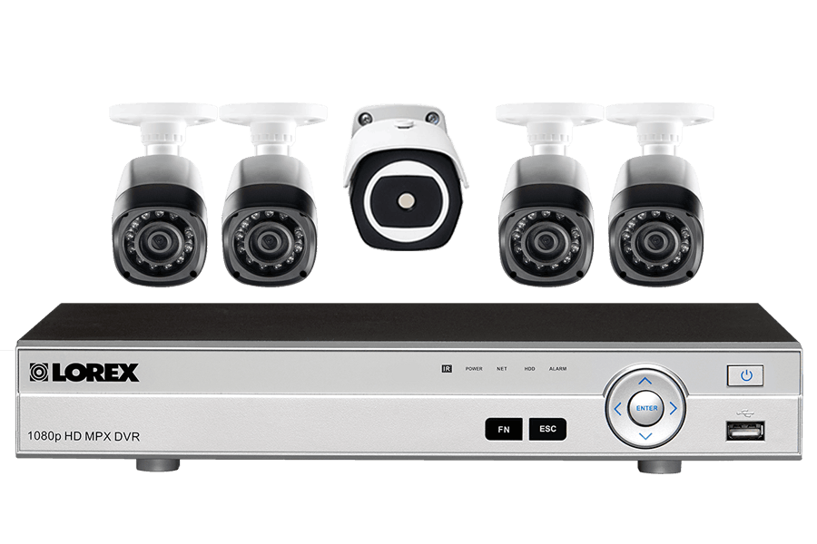 8 Channel HD Security System with Thermal Camera and 4 HD 1080p Cameras