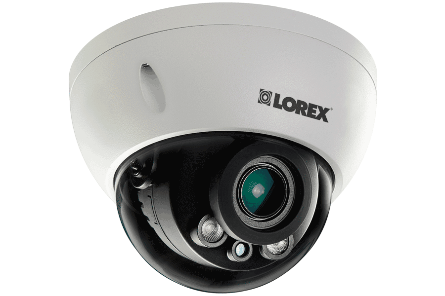 Indoor Outdoor Dome Security Camera with Motorized Lens