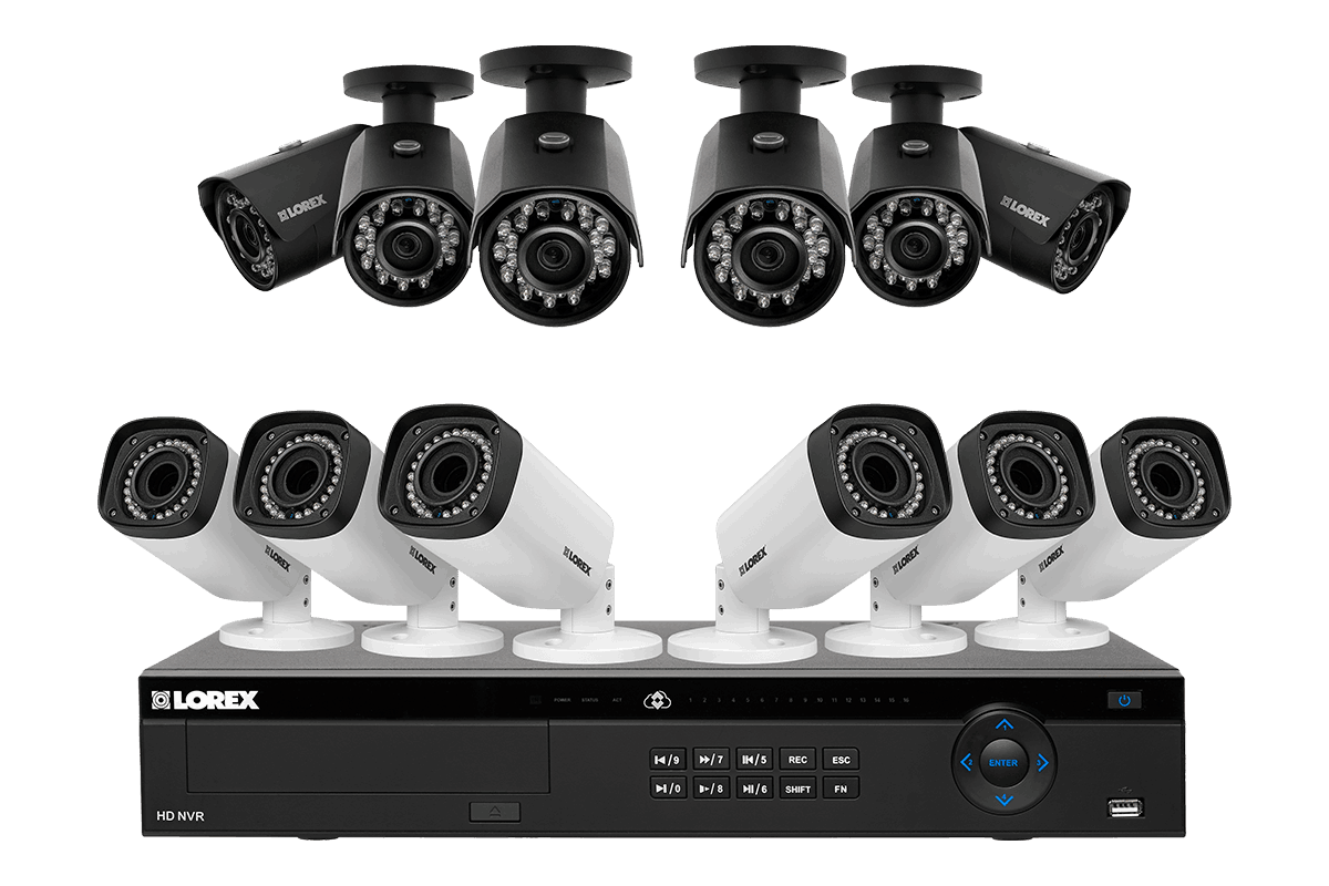 2K IP camera security system with 16 channel NVR