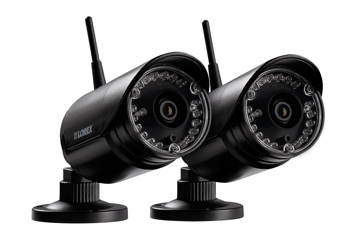 HD 720p wireless security cameras 2 pack