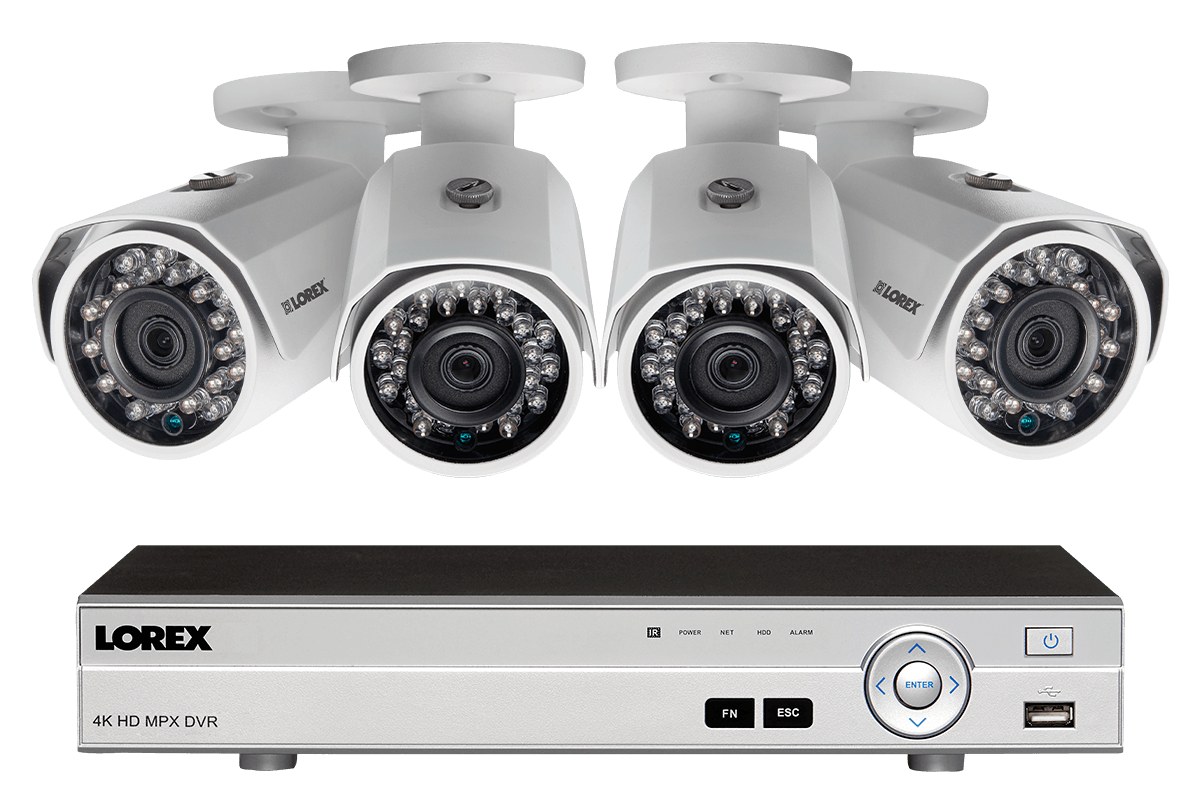 HD 1080p 8 channel 4 Camera Security System