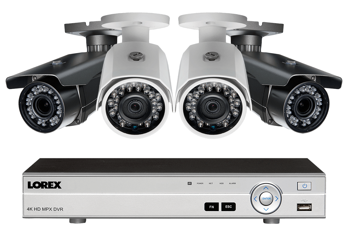 1080p HD Home Security System with 4 Cameras and DVR