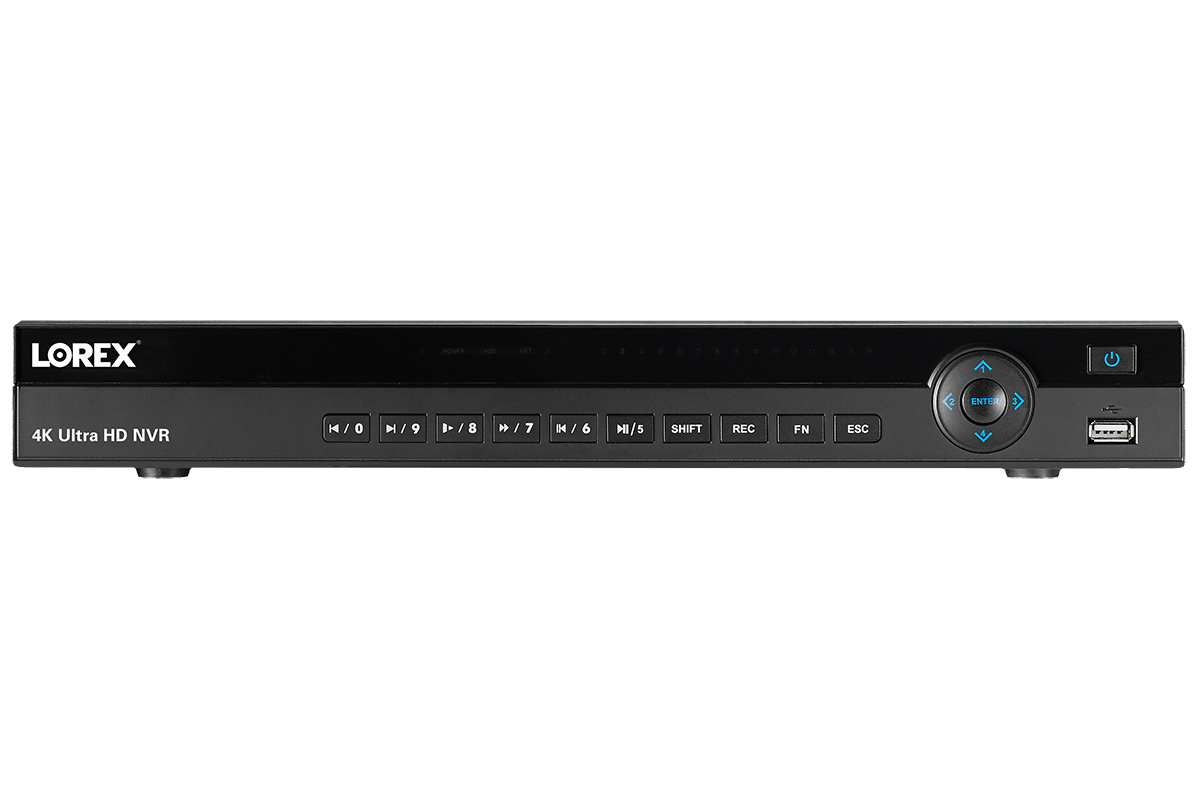 32 Channel 4K NVR with 6TB Hard Drive FLIR Secure Remote Connectivity