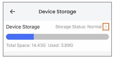 Device Storage