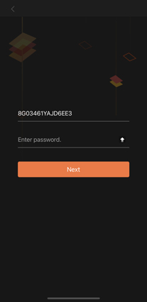 Connect WIFI > Enter Password