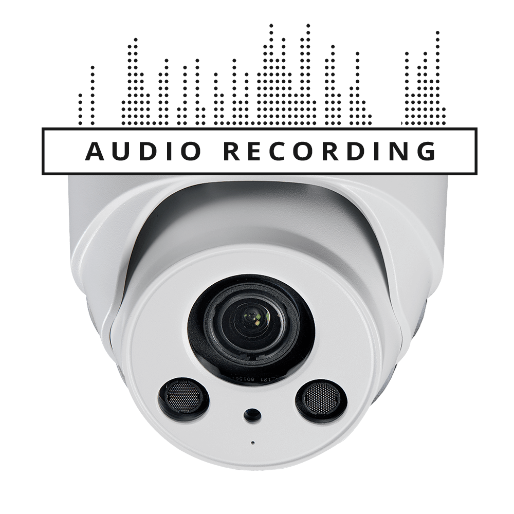 4K audio dome security camera