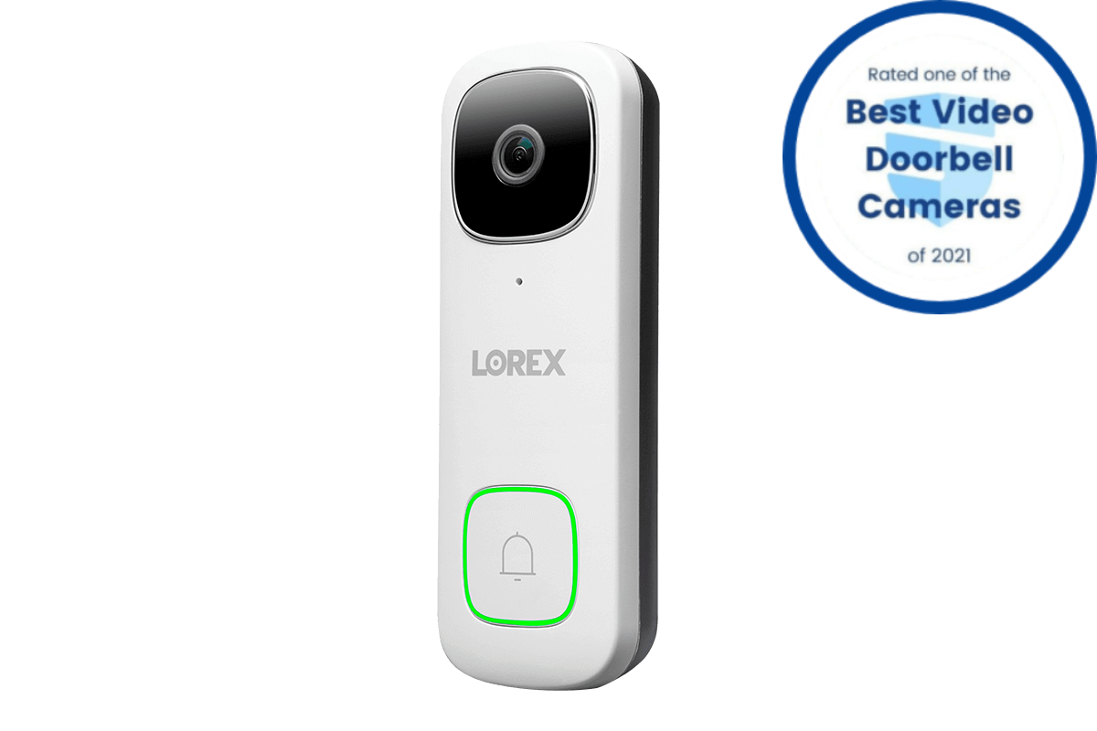 2K Wi-Fi Video Doorbell with Person Detection (Wired)