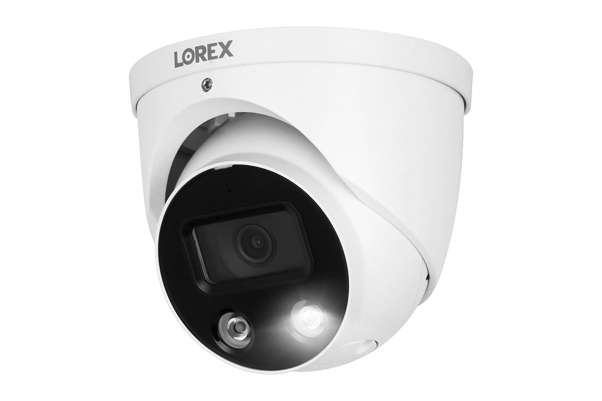 E893DD - Halo Series H13 4K IP Wired Dome Security Camera with Smart Deterrence