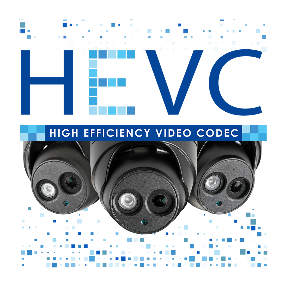 HEVC logo H.265 security camera model LNB8921BW