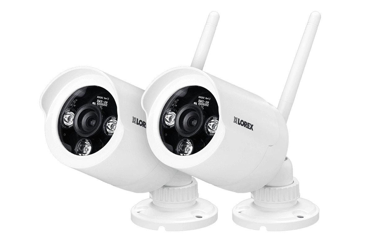 Wireless security cameras with night vision 2 pack