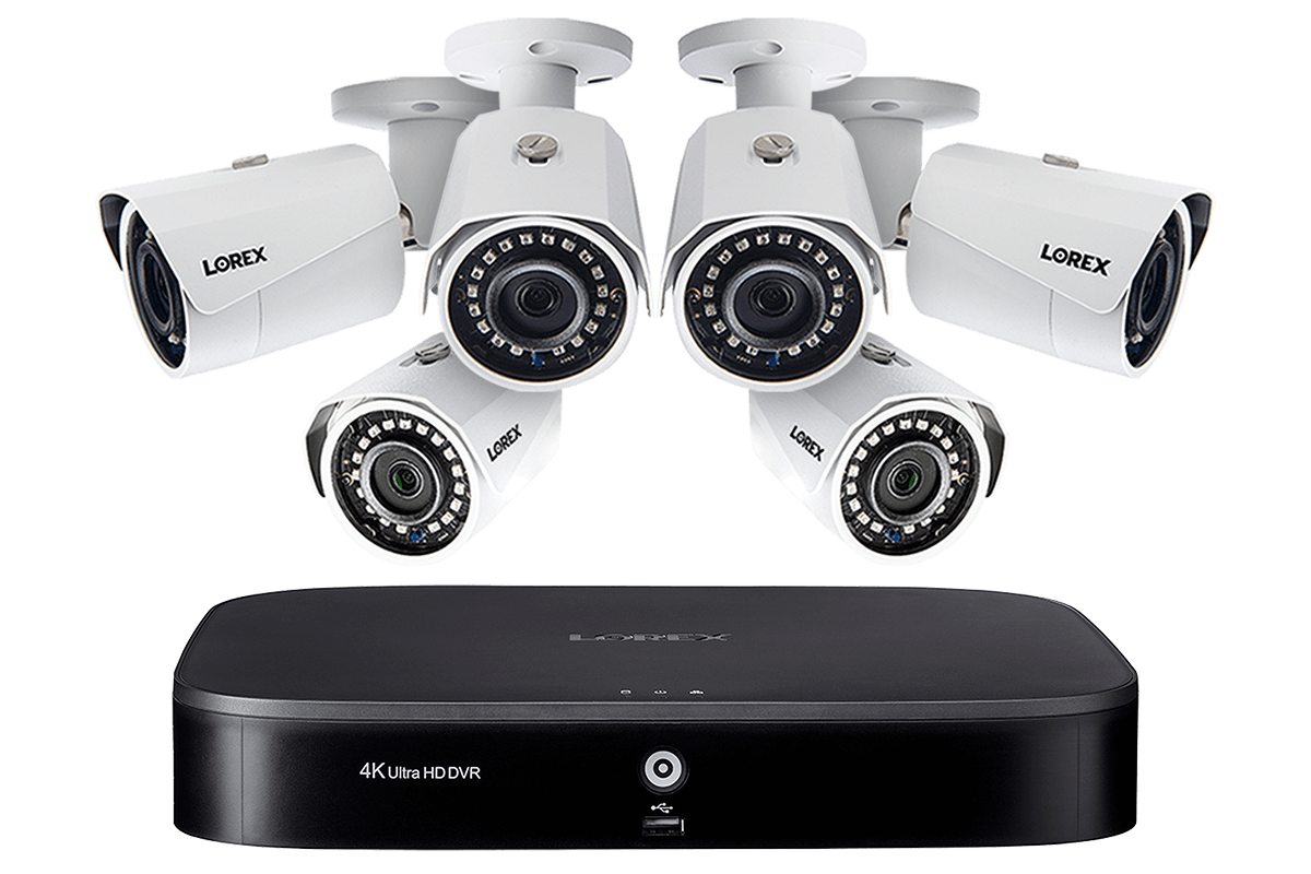 4 dome camera security system