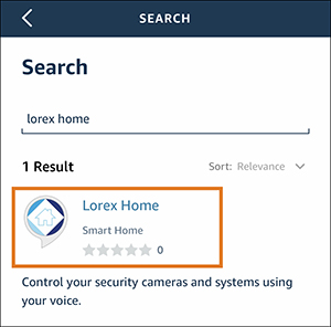 search for lorex home