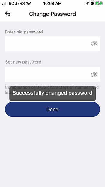 Password Successfully Changed